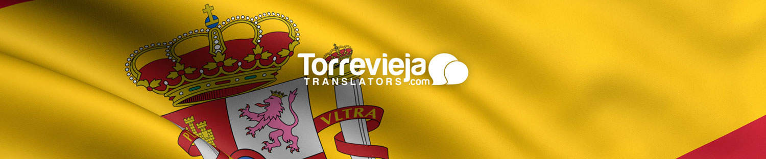 Spain flag and Torrevieja Translators logo